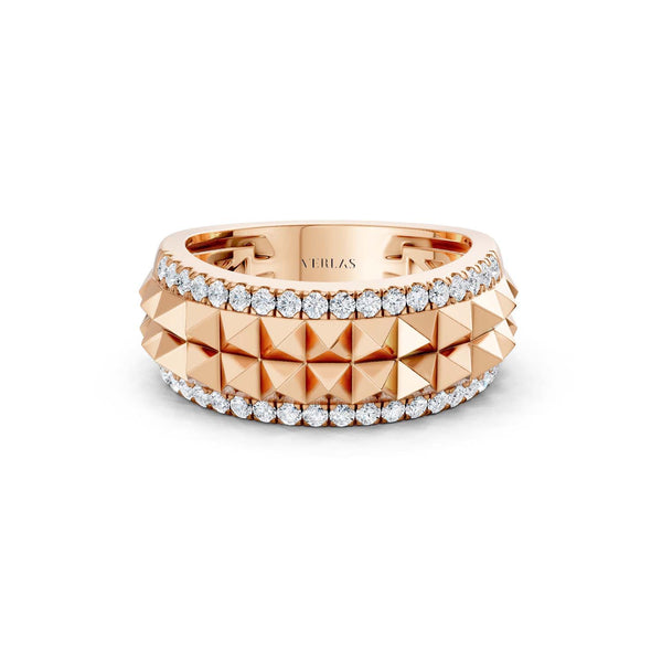 Zenyth Two-Tier Pyramid Diamond Band