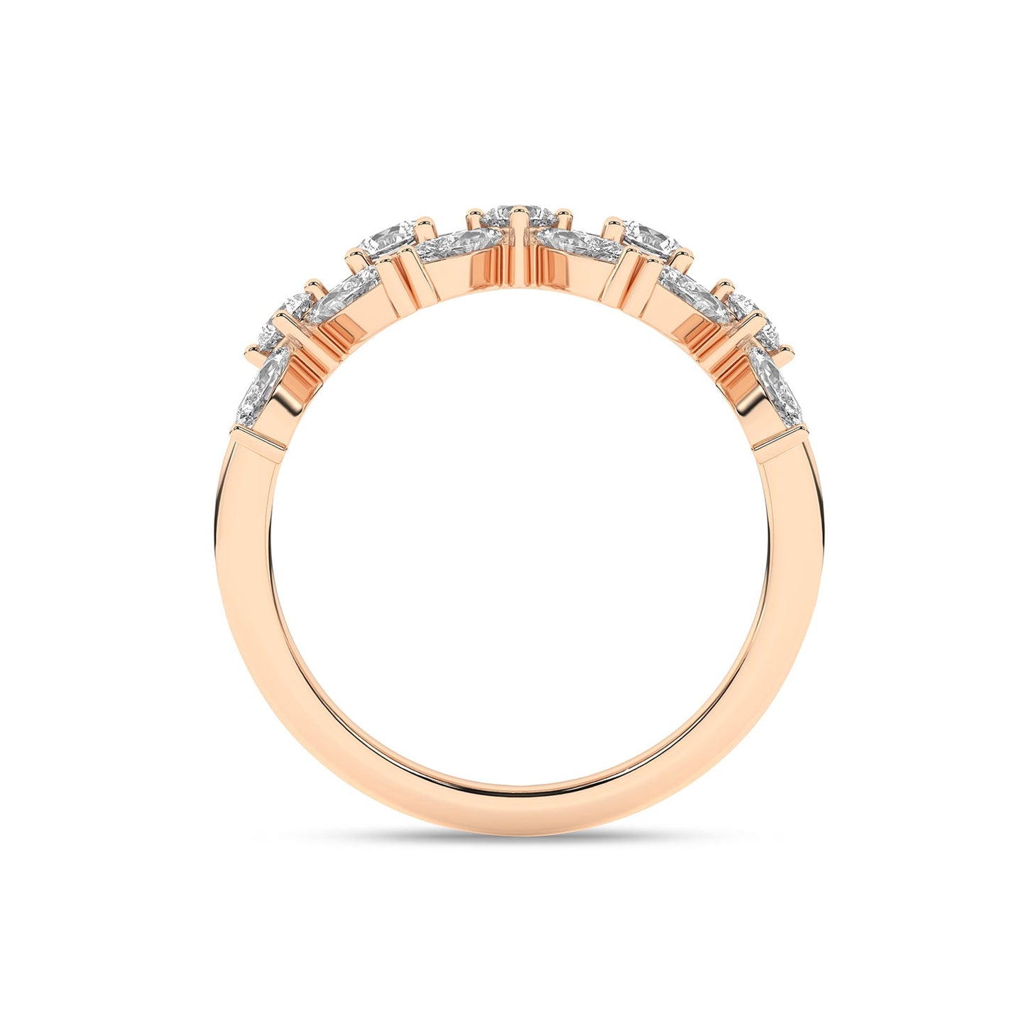 Alyssa Trio Marquise Bouquet Ring