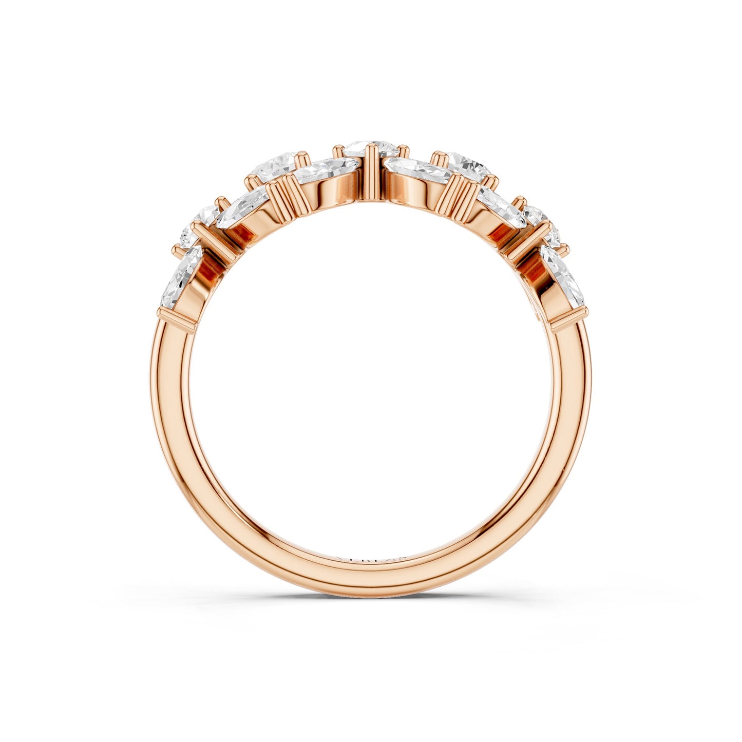 Alyssa Trio Marquise Bouquet Ring