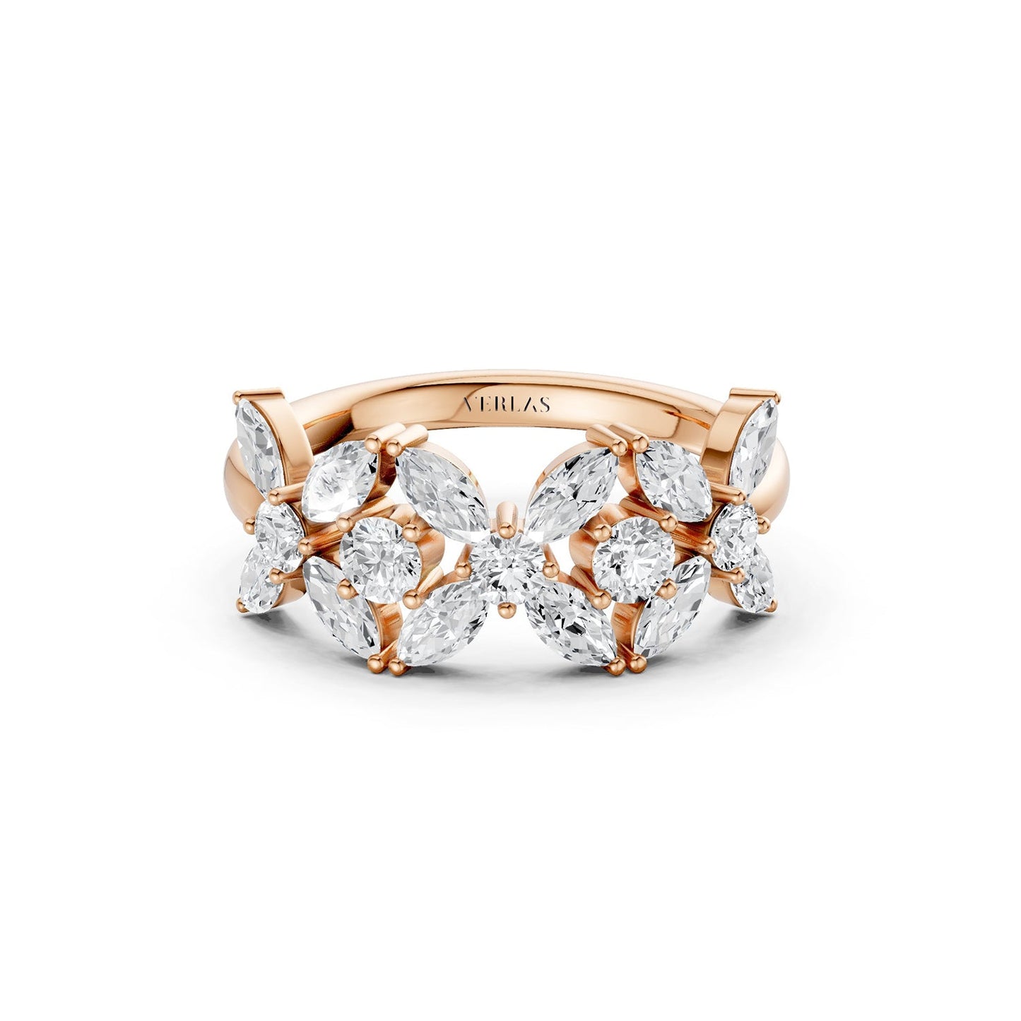 Alyssa Trio Marquise Bouquet Ring
