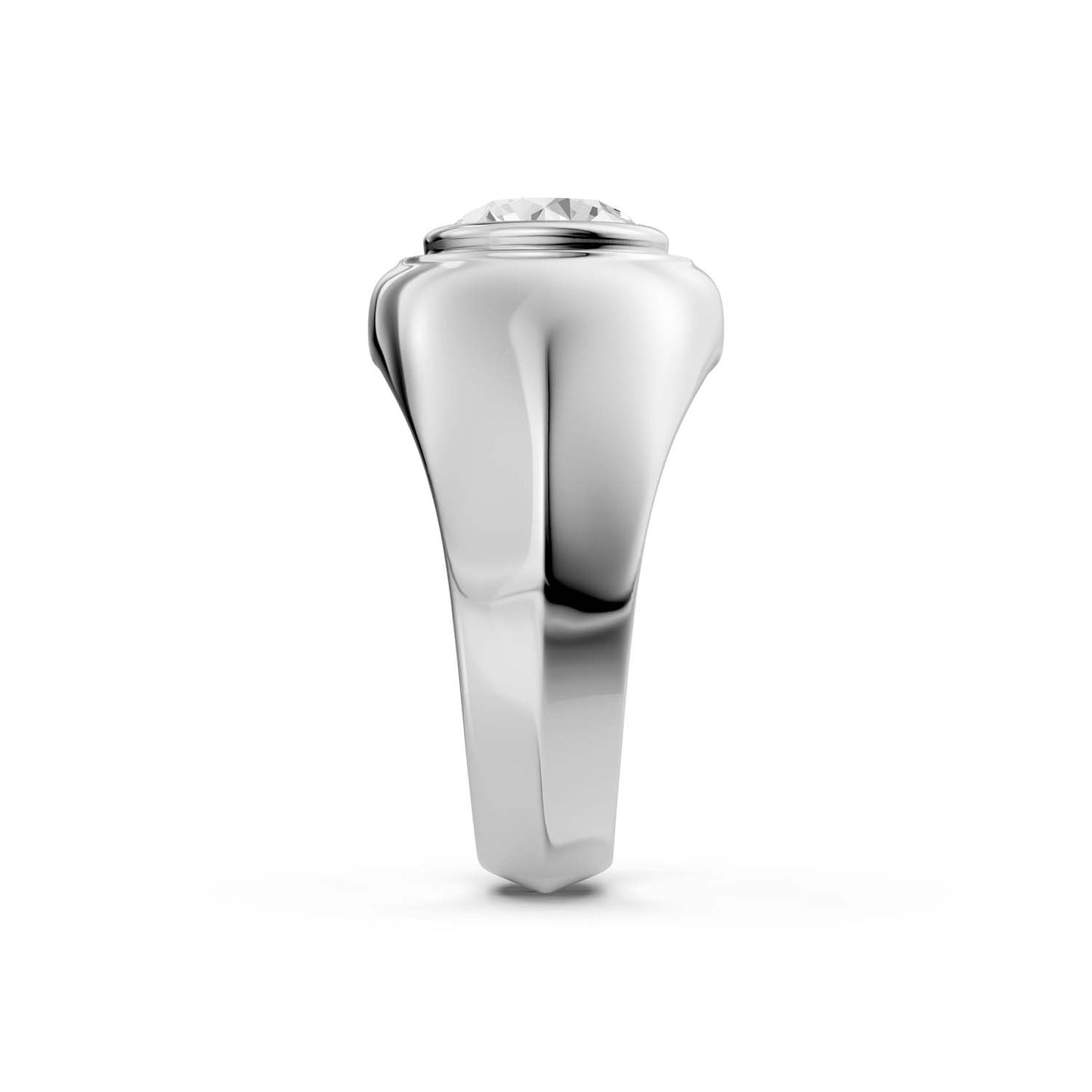 Round-Cut Signet Ring