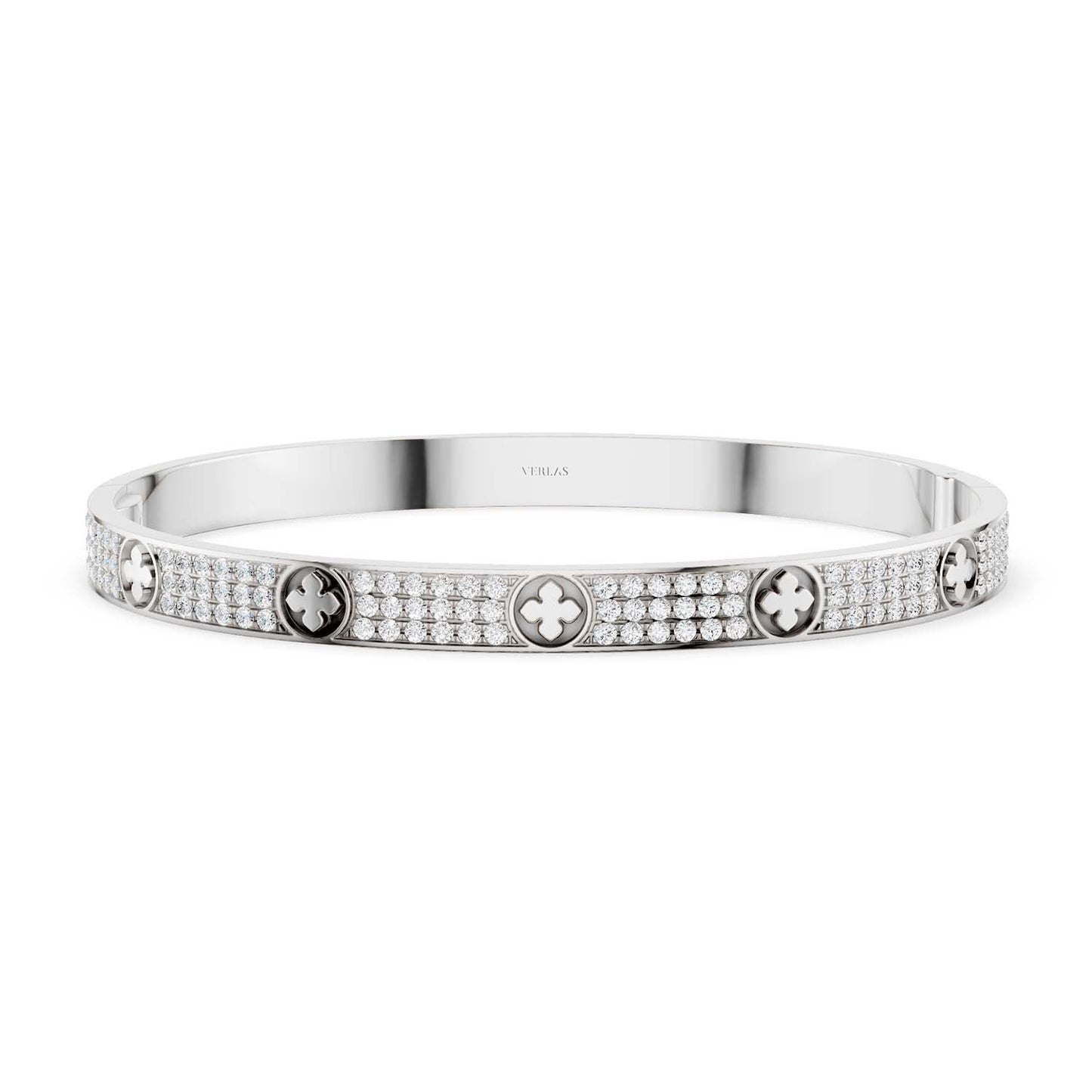 La Fleur 3-Rows Round Bangle