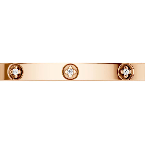 La Fleur 12-Stone 5mm Square Bangle