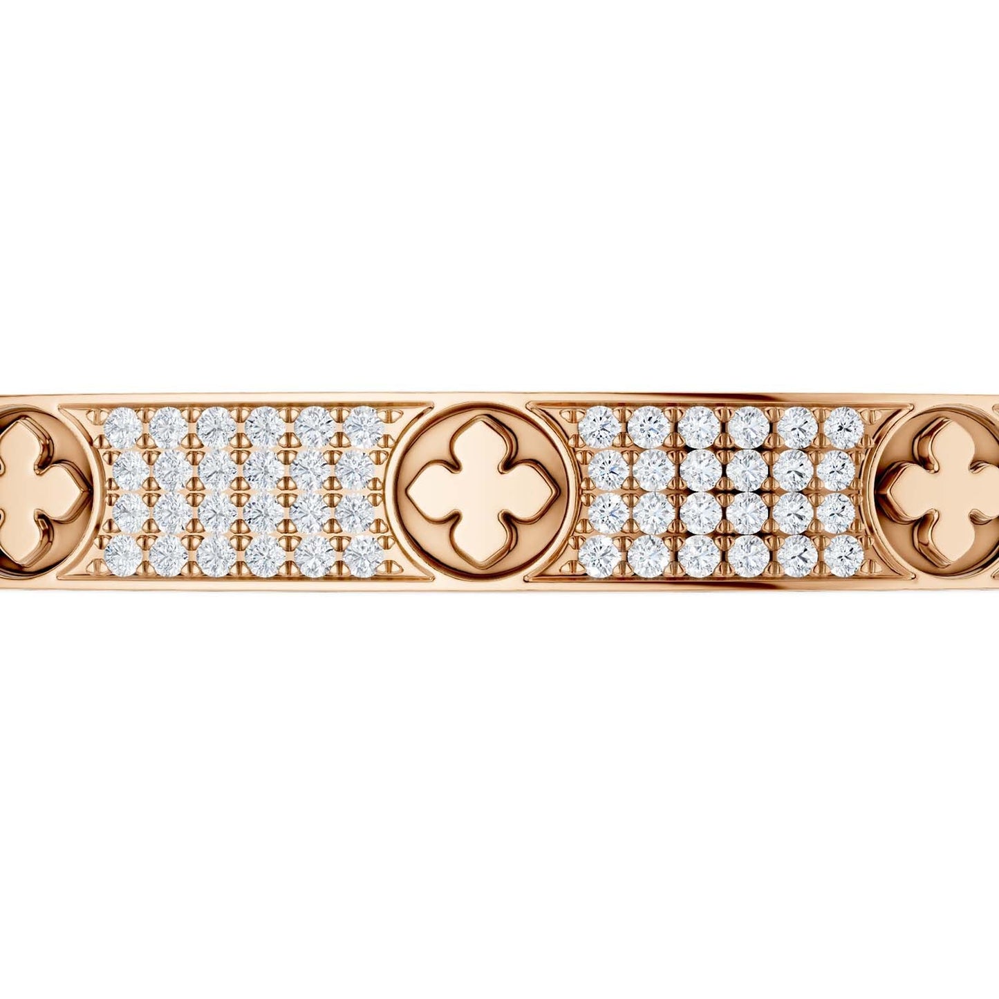 La Fleur 4-Rows Round Bangle
