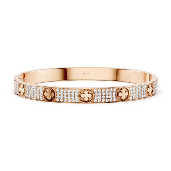 La Fleur 4-Rows Round Bangle