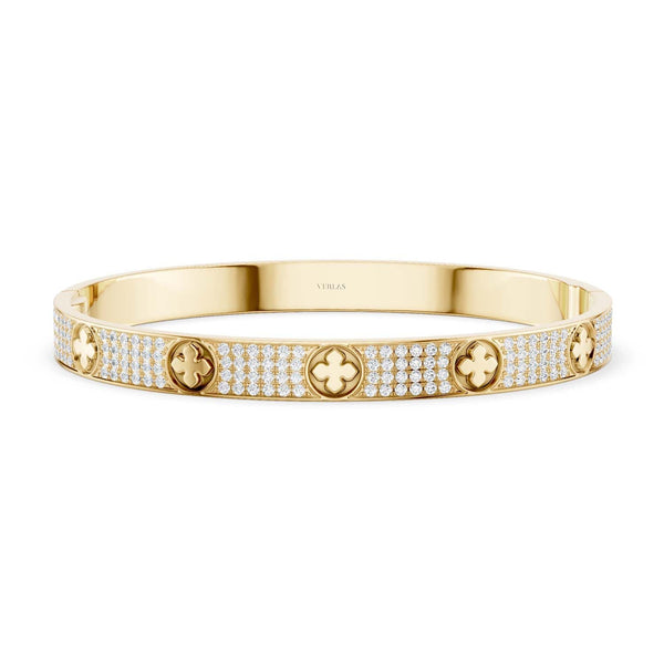 La Fleur 4-Rows Round Bangle