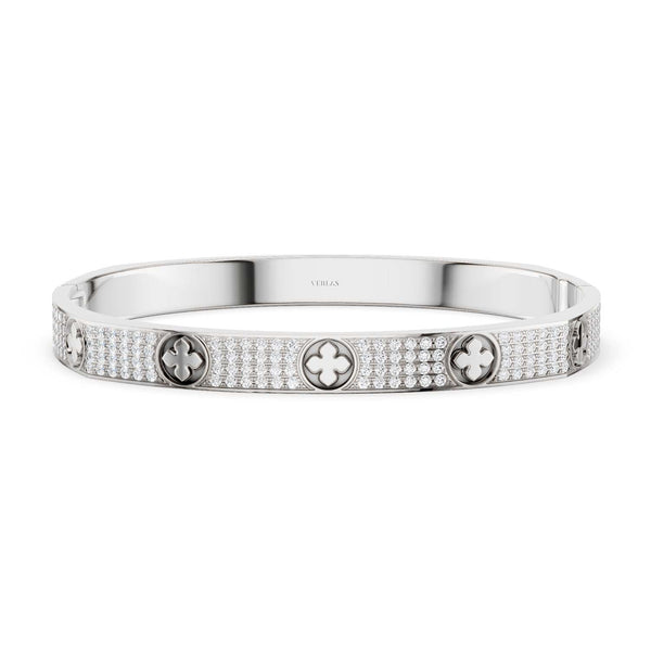 La Fleur 4-Rows Square Bangle