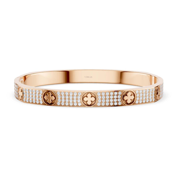 La Fleur 4-Rows Square Bangle
