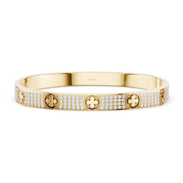 La Fleur 4-Rows Square Bangle