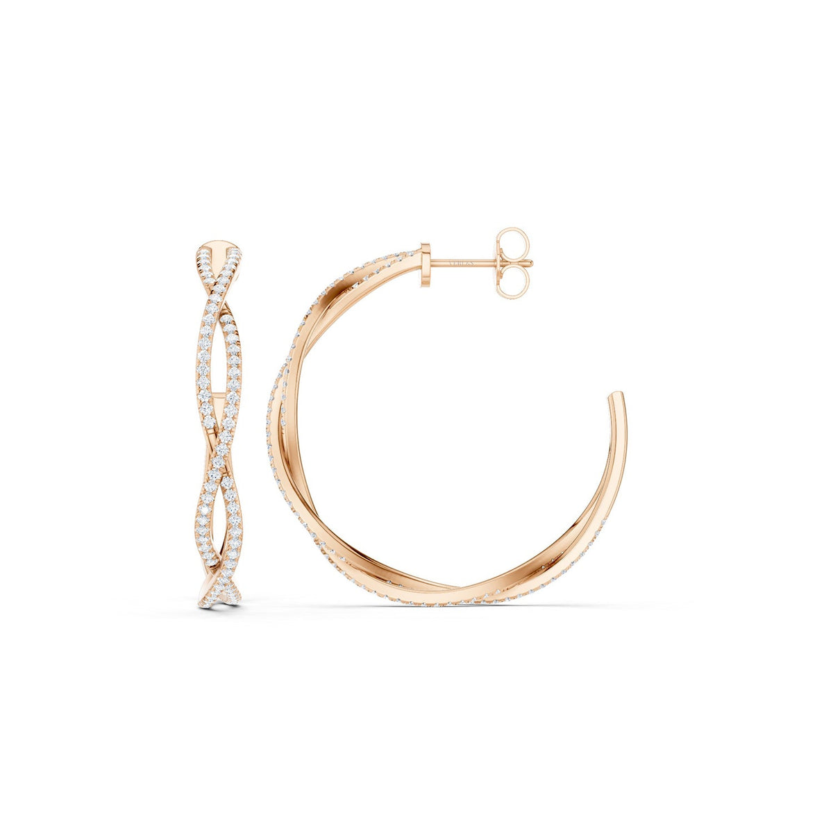 Chic Entwined Hoops