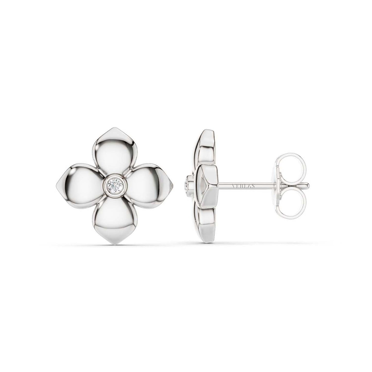 La Fleur Classic Diamond Studs