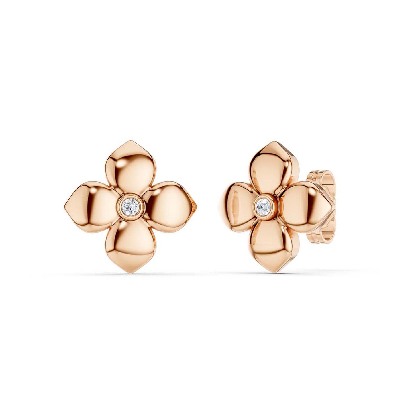 La Fleur Classic Diamond Studs