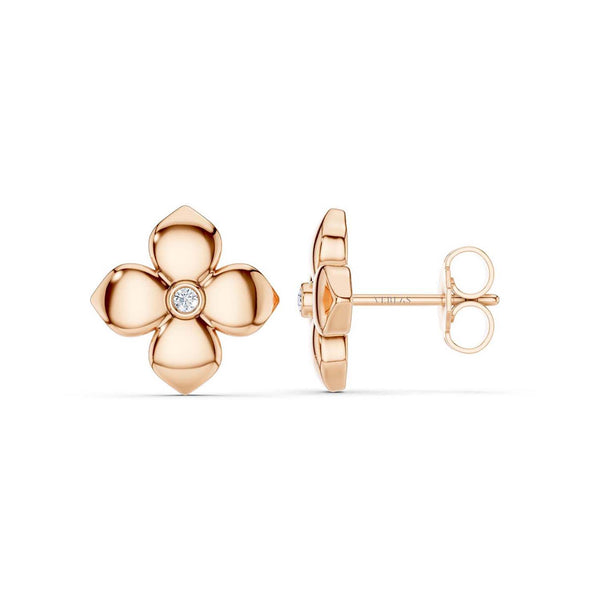 La Fleur Classic Diamond Studs