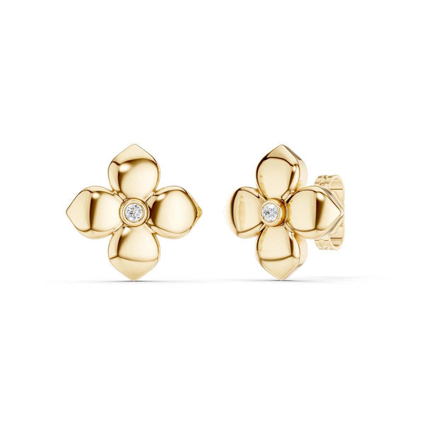 La Fleur Classic Diamond Studs