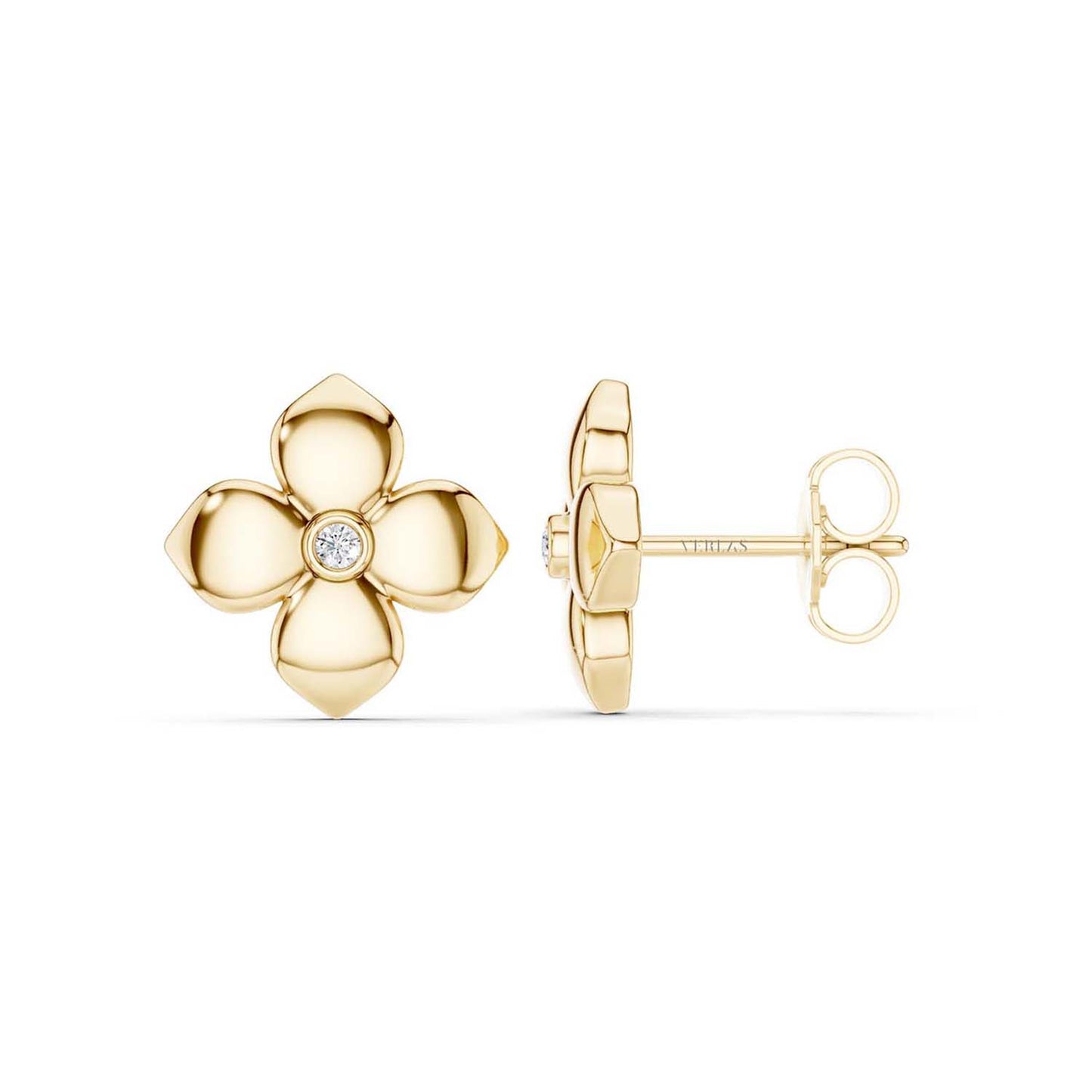 La Fleur Classic Diamond Studs