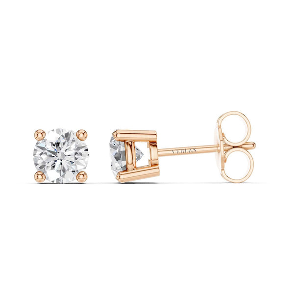 Round-Cut Solitaire Studs Large