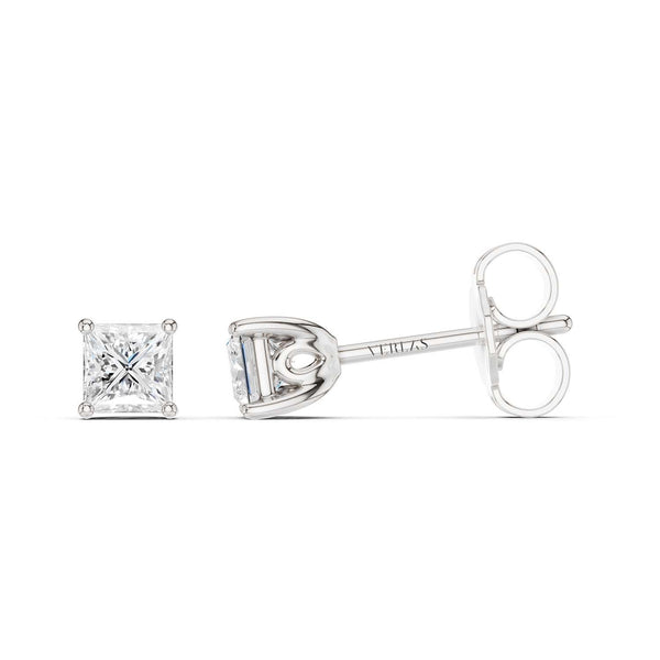 Princess-Cut Blossom Studs
