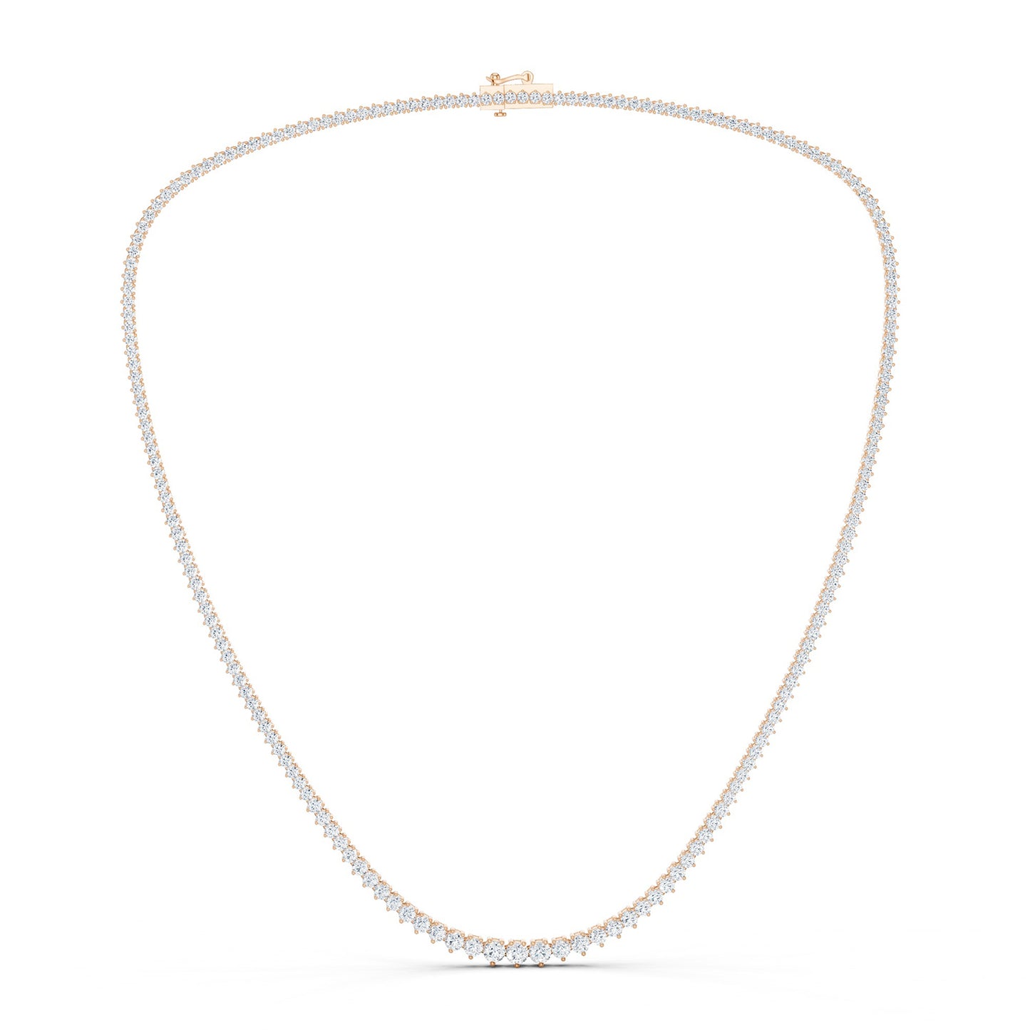 Graduated Luxe Tennis Necklace