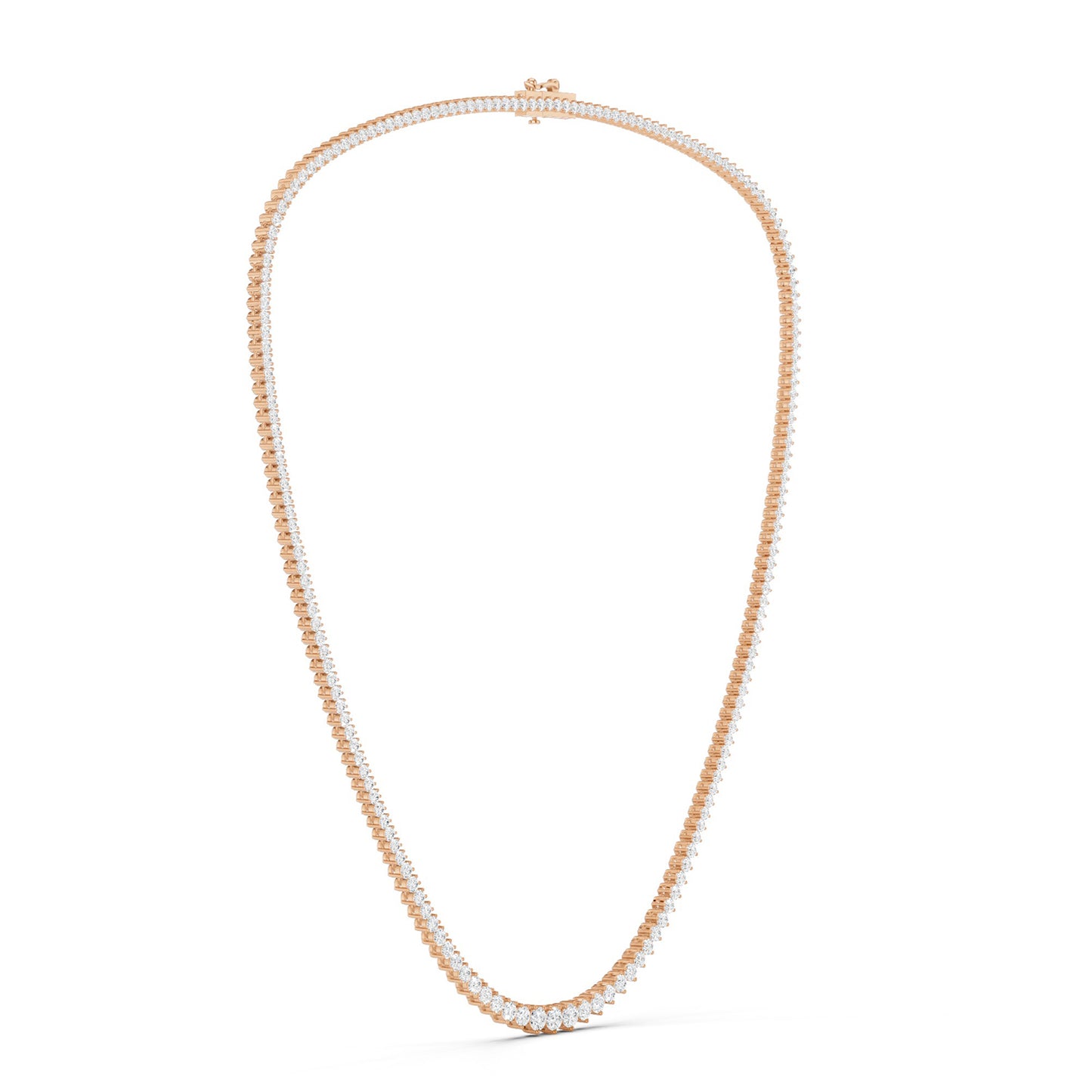 Graduated Luxe Tennis Necklace