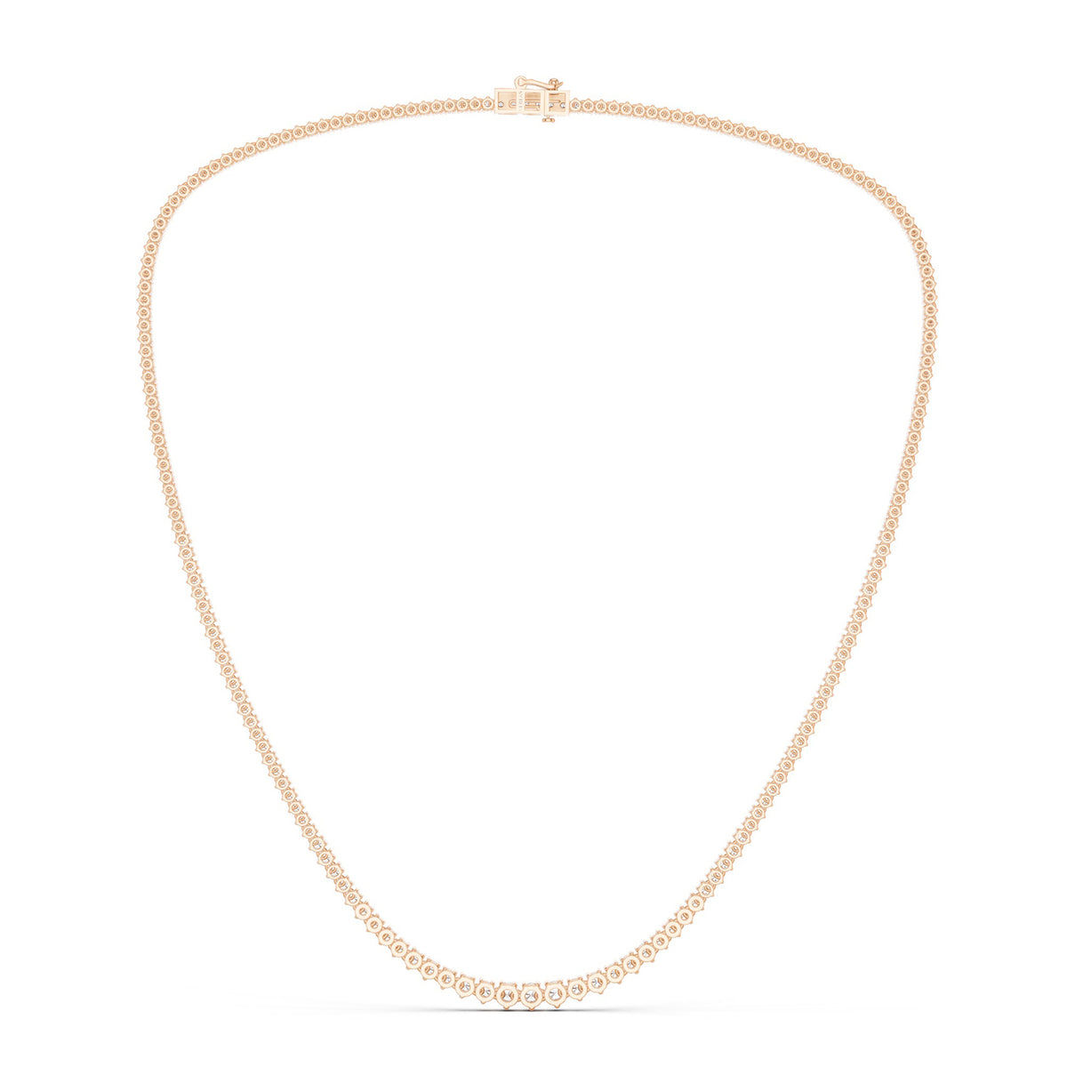 Graduated Luxe Tennis Necklace