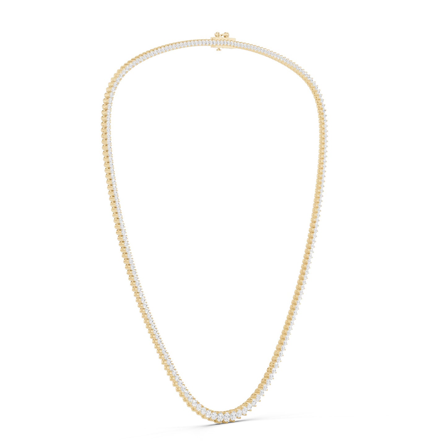 Graduated Luxe Tennis Necklace