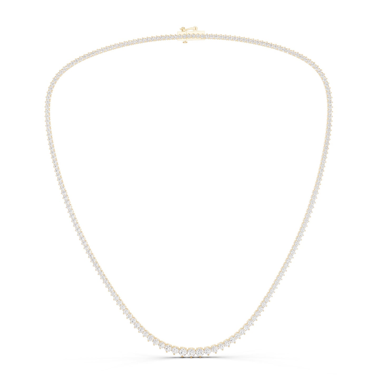 Graduated Luxe Tennis Necklace