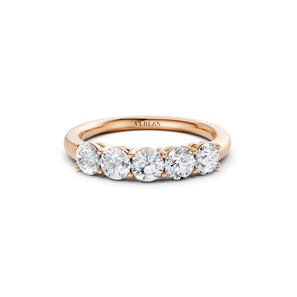 5-Stone Round Ring Small