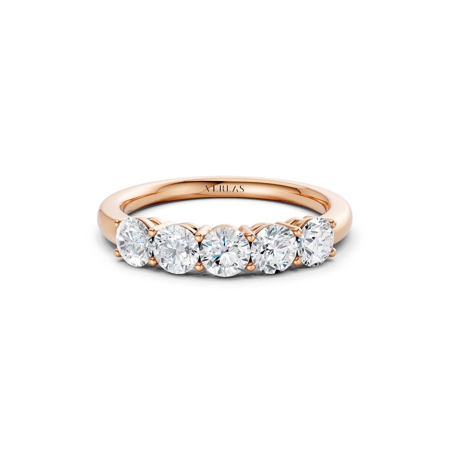 5-Stone Round Ring Small