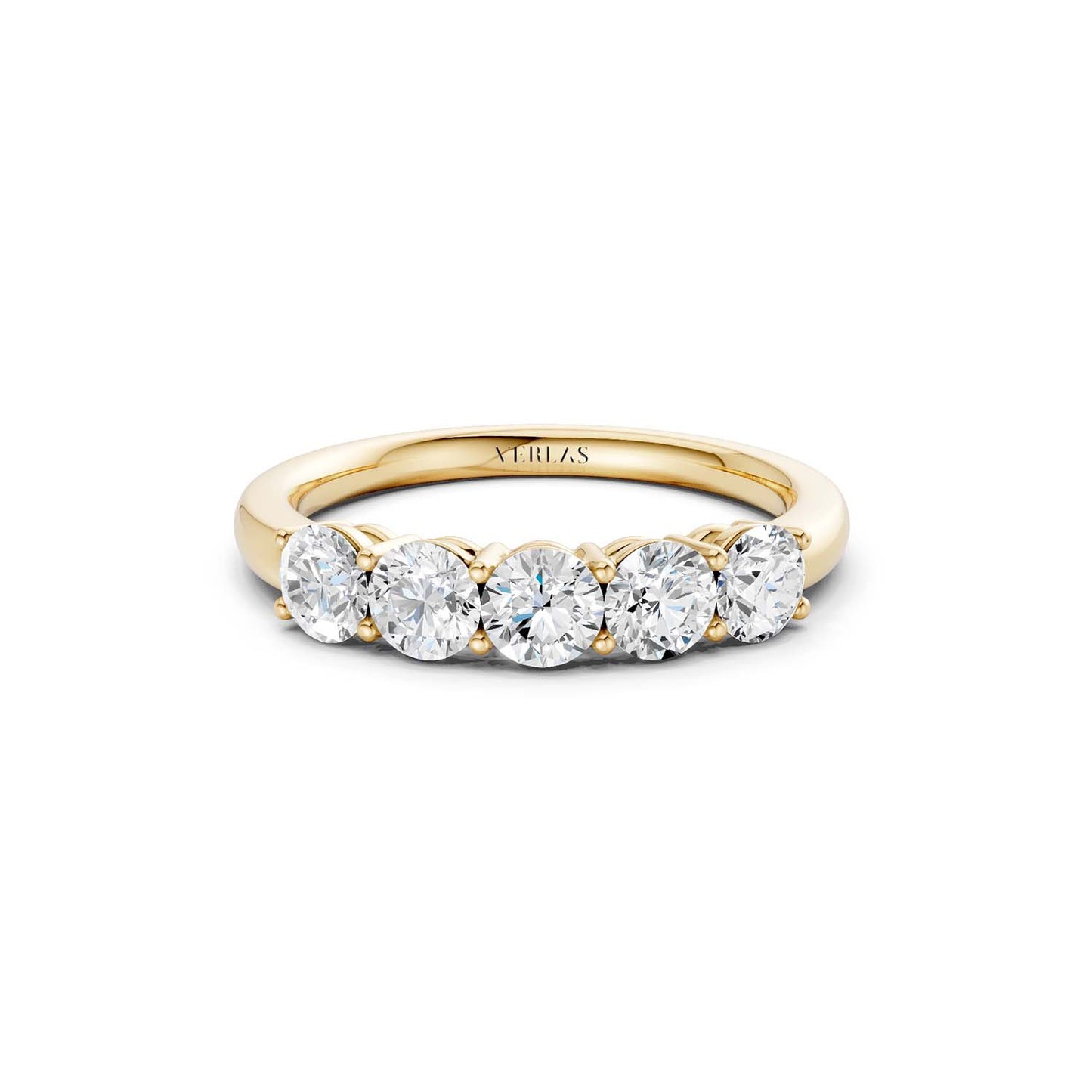 5-Stone Round Ring Small