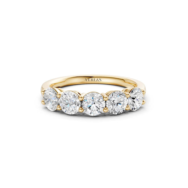 5-Stone Round Ring Medium