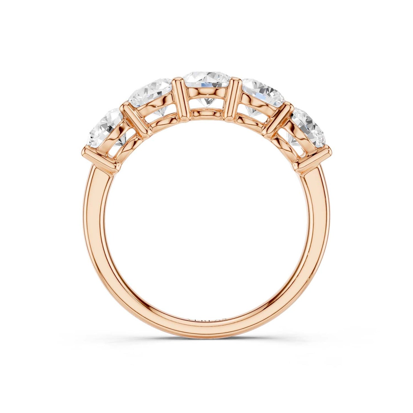 5-Stone Round Ring Large