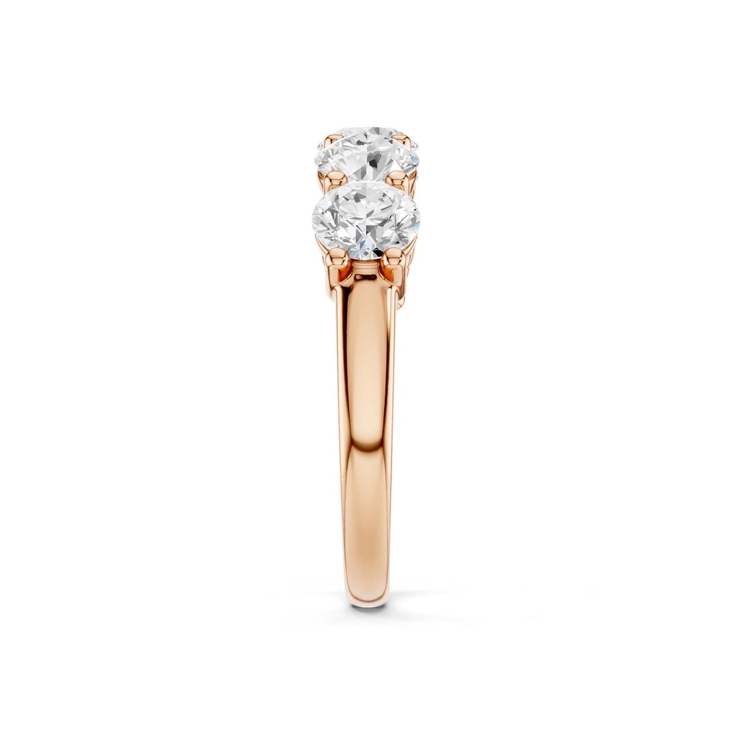 5-Stone Round Ring Large