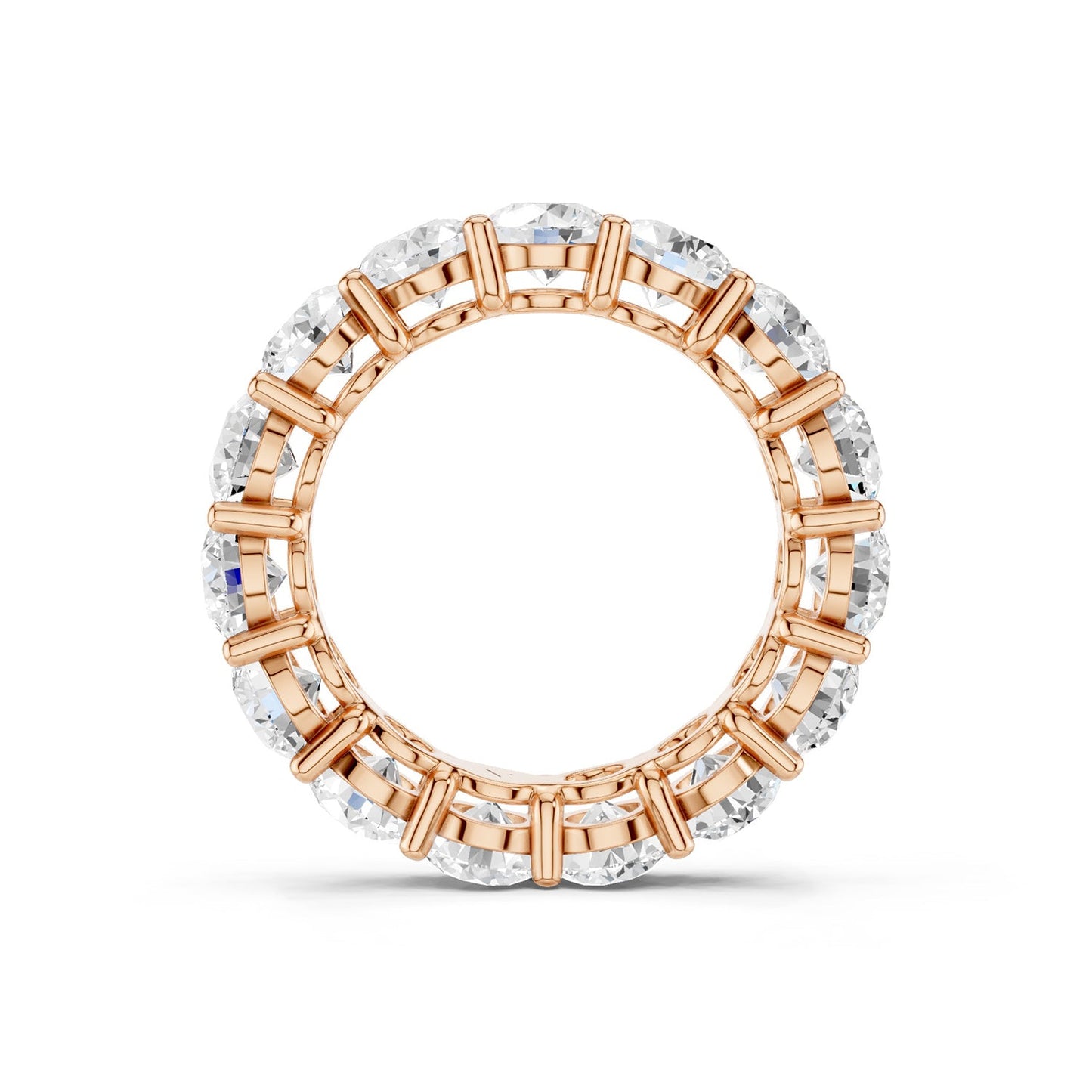 Round-Cut Eternity Band