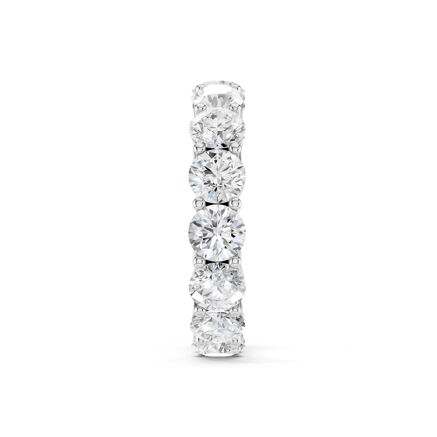 Round-Cut Eternity Band