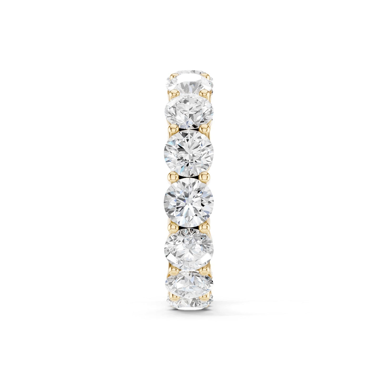 Round-Cut Eternity Band