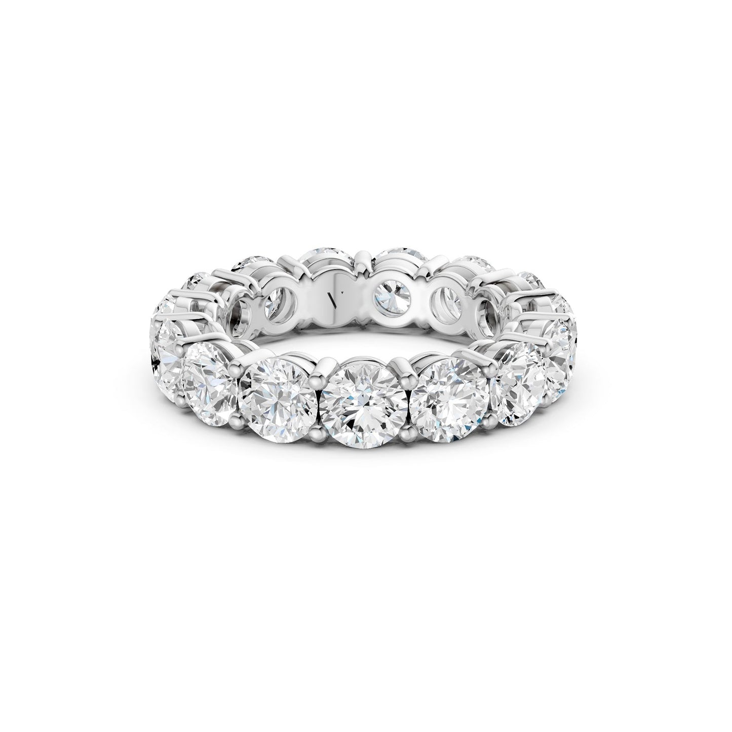 Round-Cut Eternity Band