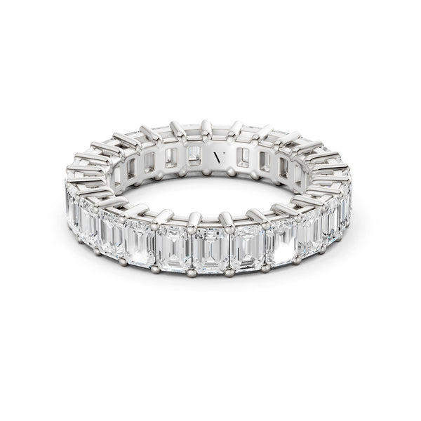 Emerald-Cut Eternity Band