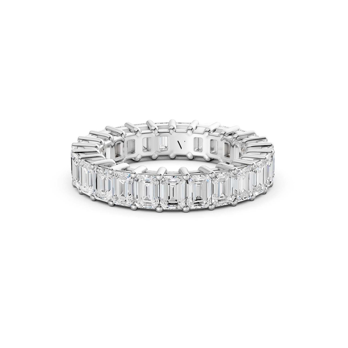 Emerald-Cut Eternity Band