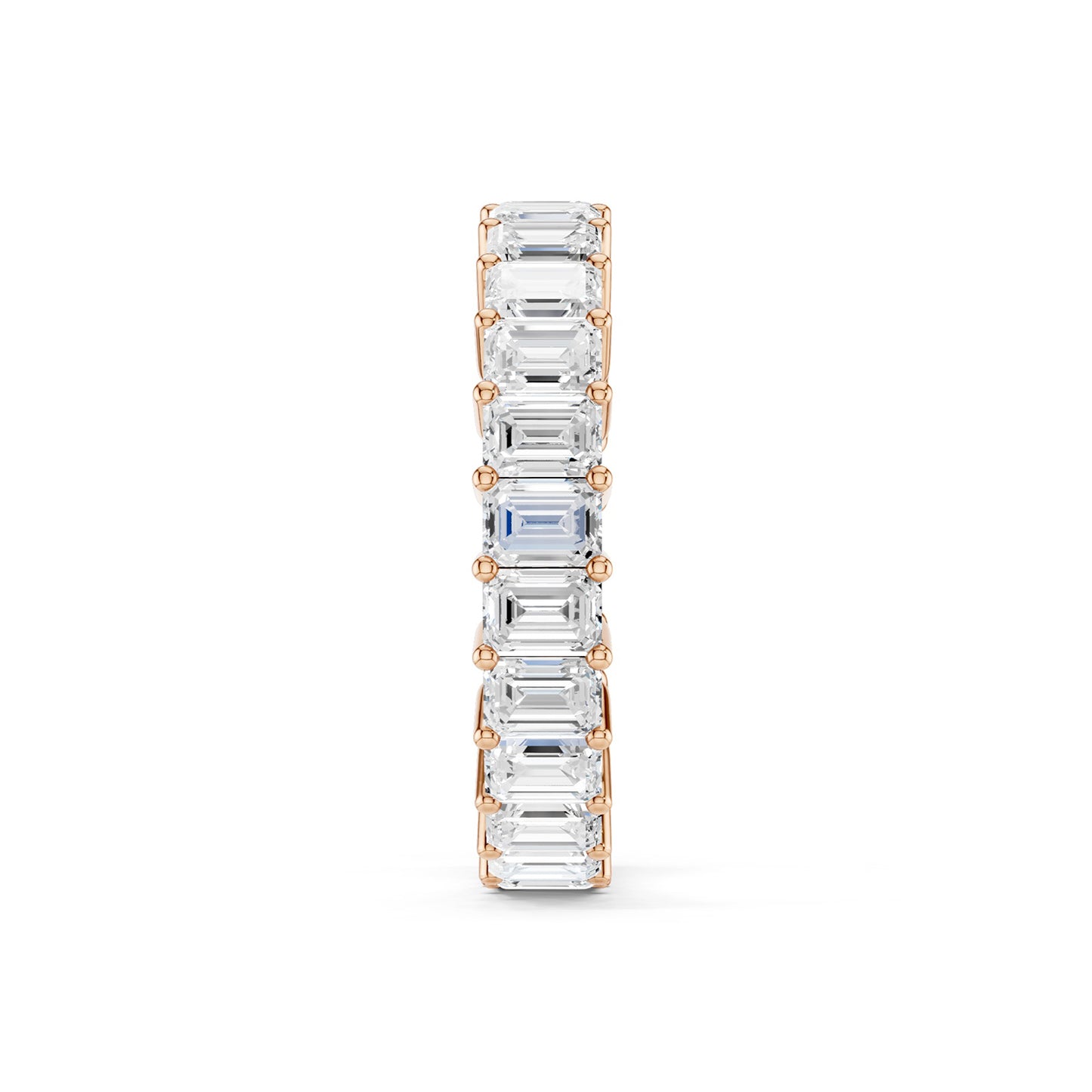 Classic Emerald Eternity Band