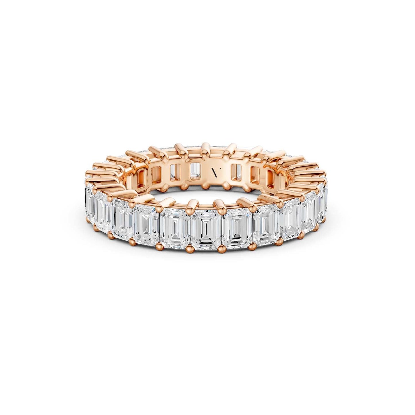 Emerald-Cut Eternity Band