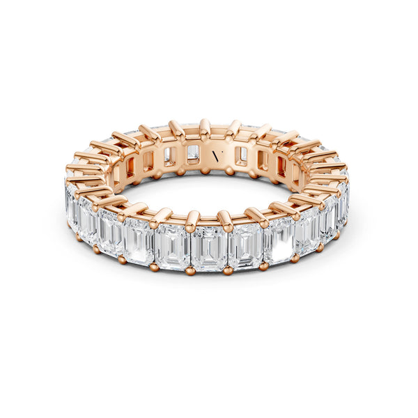 Emerald-Cut Eternity Band