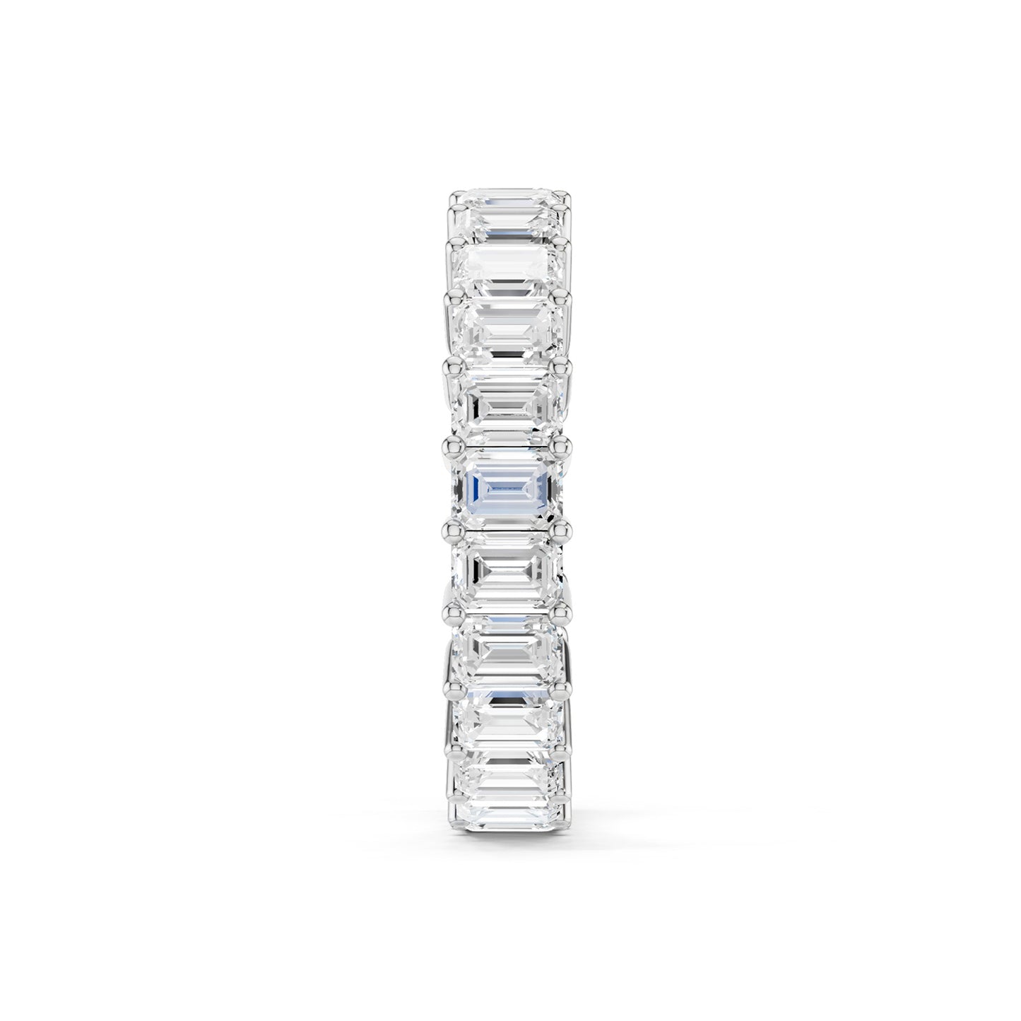 Classic Emerald Eternity Band