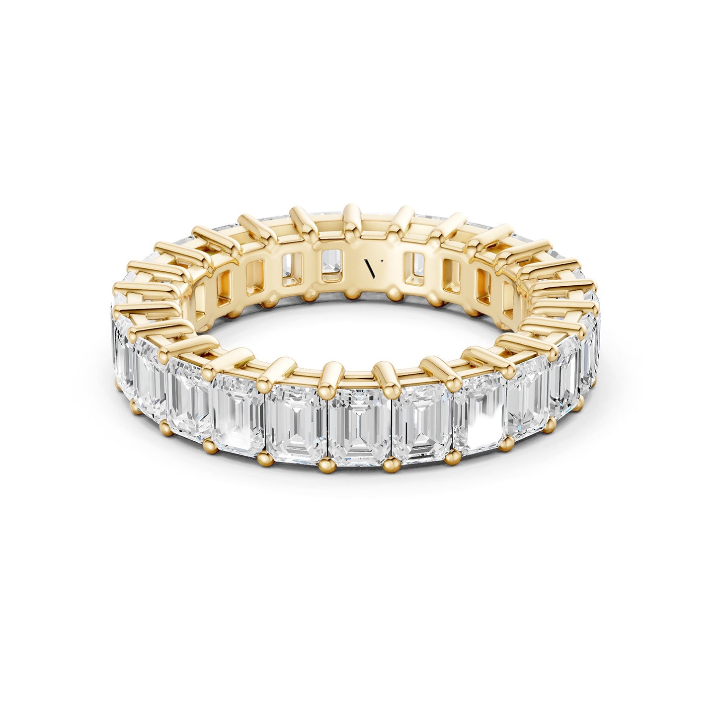 Classic Emerald Eternity Band