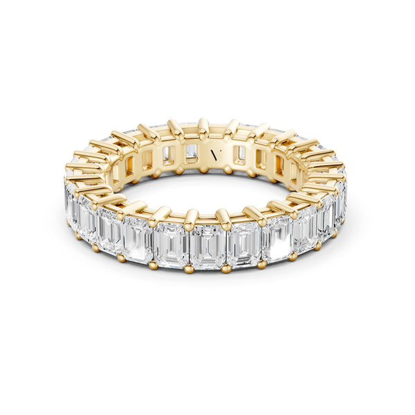 Emerald-Cut Eternity Band
