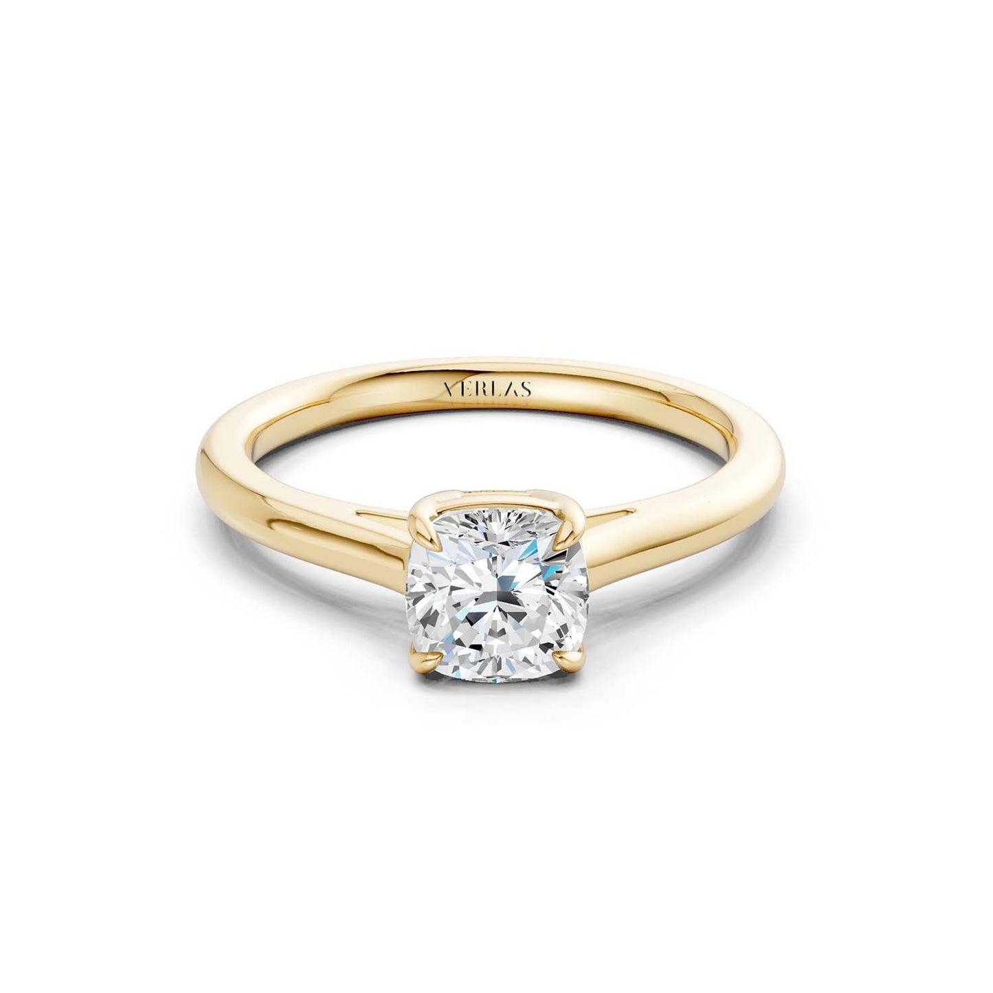 Iconic Cushion Solitaire Ring