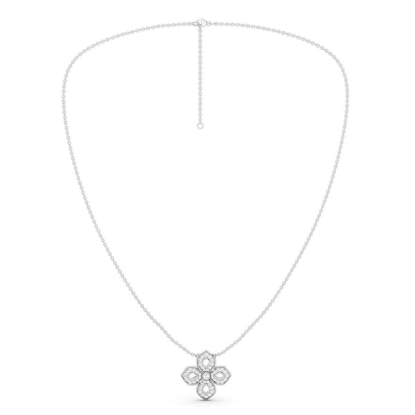 La Fleur Luxe Silhouette Pendant Necklace
