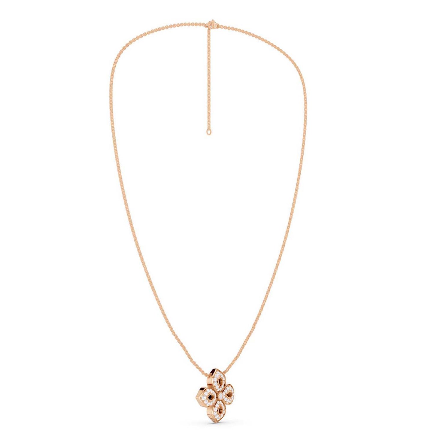 La Fleur Luxe Silhouette Pendant Necklace