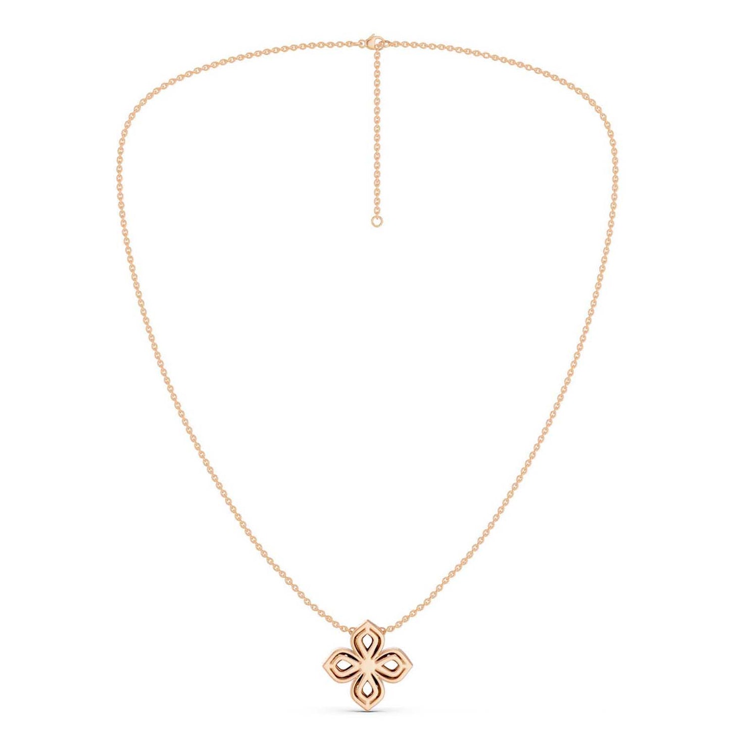 La Fleur Luxe Silhouette Pendant Necklace