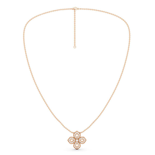 La Fleur Luxe Silhouette Pendant Necklace