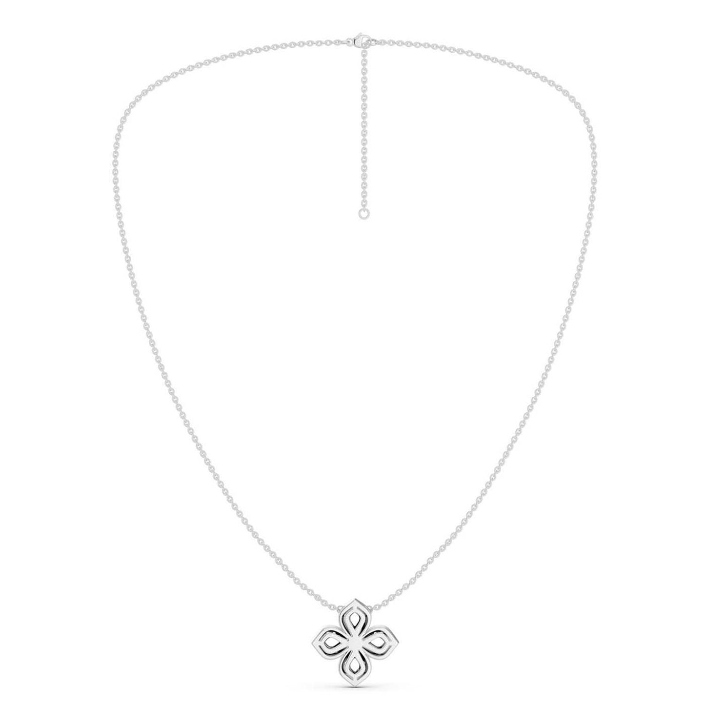 La Fleur Luxe Silhouette Pendant Necklace